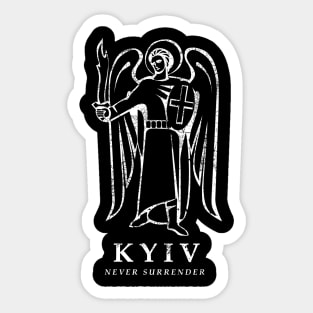 Kyiv coat of arms, symbol, Ukraine Sticker